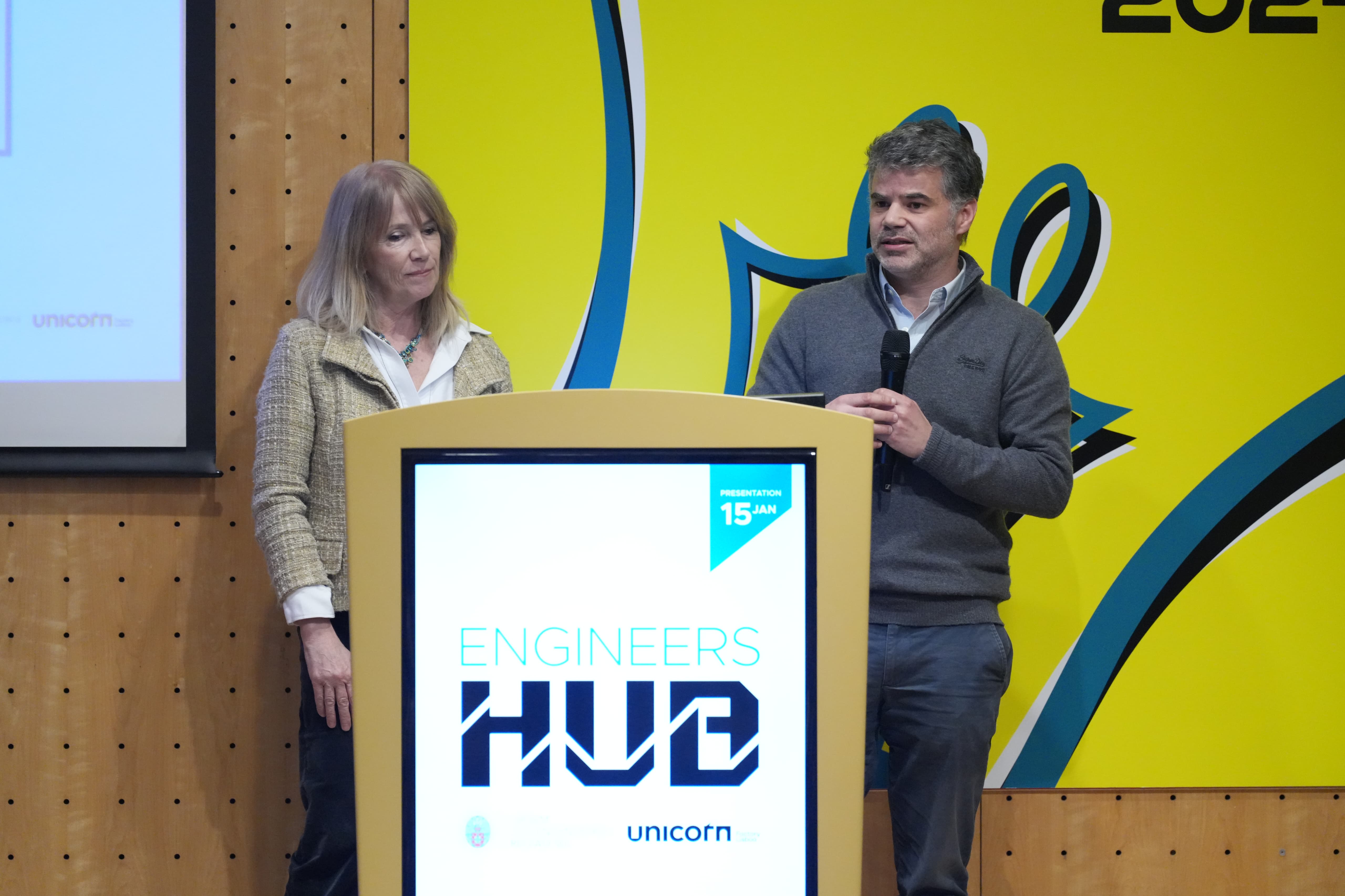 Rita Moura, Vice-Presidente da Região Sul da Ordem dos Engenheiros; Gil Azevedo, Diretor Executivo da Unicorn Factory Lisboa.jpg