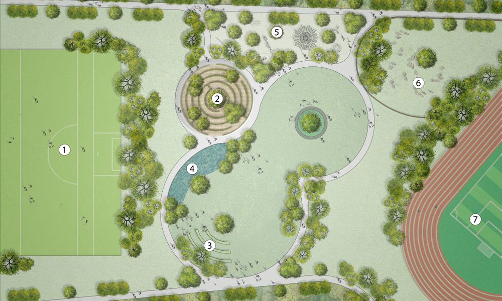 Rathcormac town park - Landscape